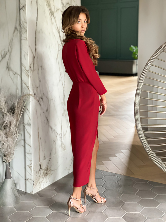 EVELYN midi dress DLR140 - red