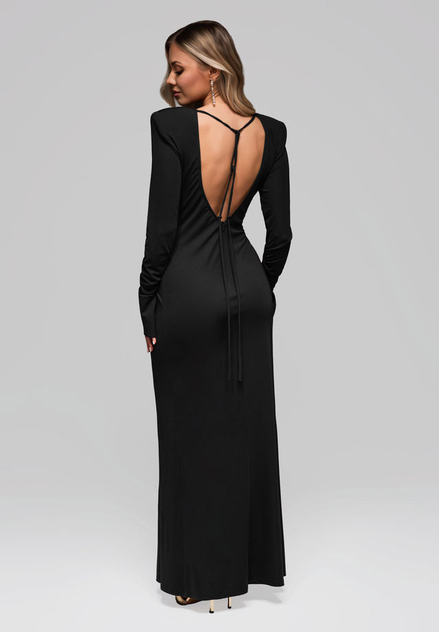 Evening dress LA-OM-DLR185 - black