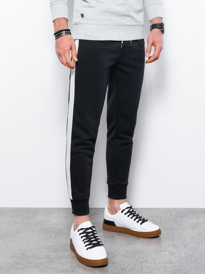 Men's sweatpants - black P865