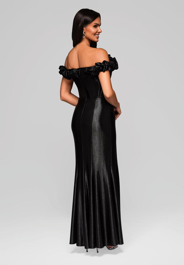 Evening dress LA-OM-DLR213 - black
