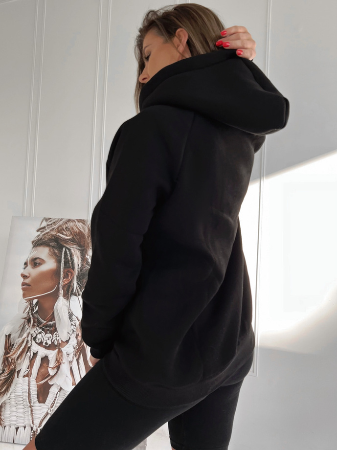 Women's hoodie TLR042 - black