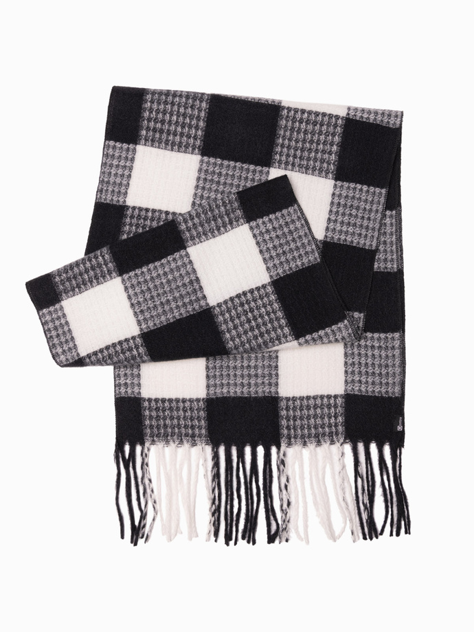 Men's scarf - grey/white A408