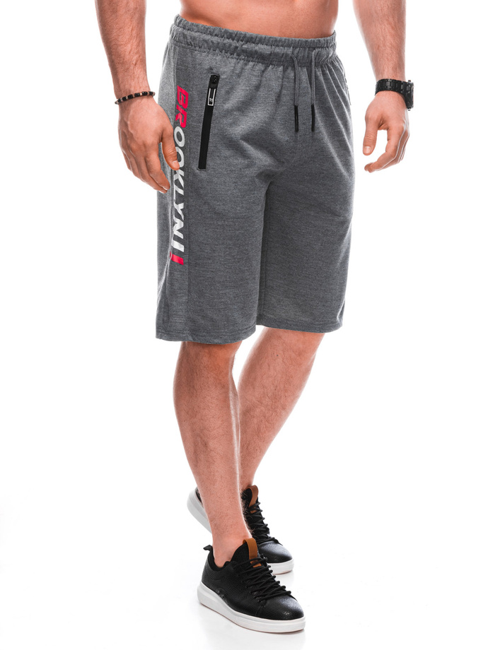 Men's sweatshorts W484 - dark grey