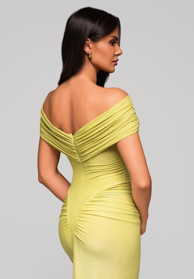 Evening dress LA-OM-DLR182 - green
