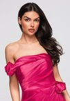 Evening dress LA-OM-DLR278 - fuchsia