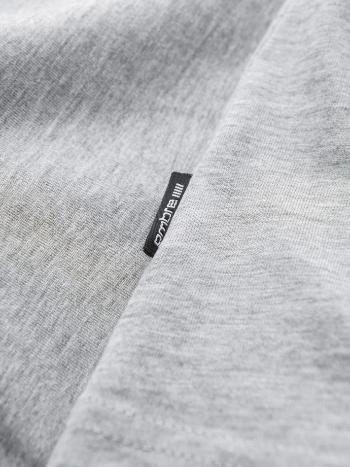 Męska bawełniana koszulka tank top BASIC – szary melanż V2 OM-TSBT-0192