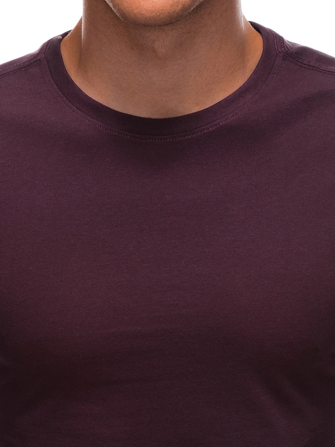 Men's plain longsleeve EM-LSBL-0103 - burgundy