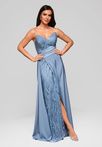 Evening dress LA-OM-DLR189 - frost blue