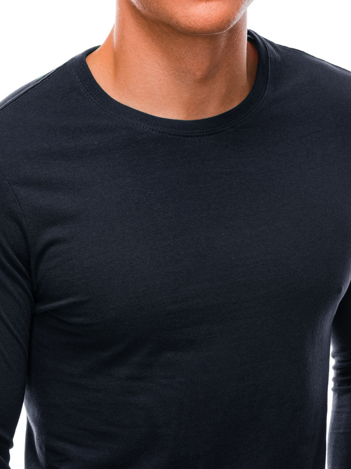 Men's plain longsleeve L59 - navy