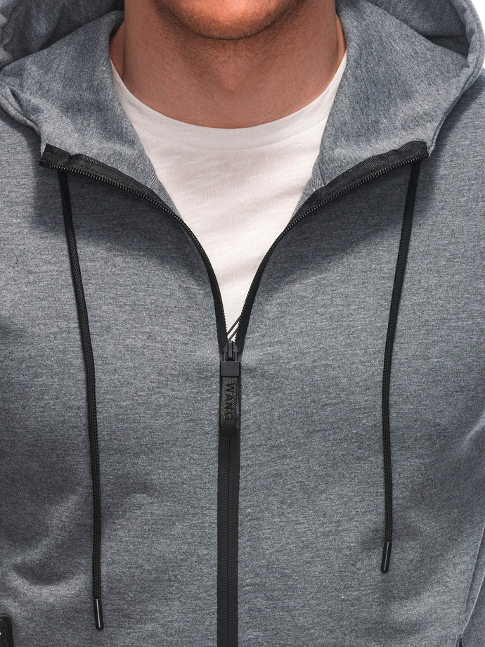 Men's hoodie B1651 - dark grey