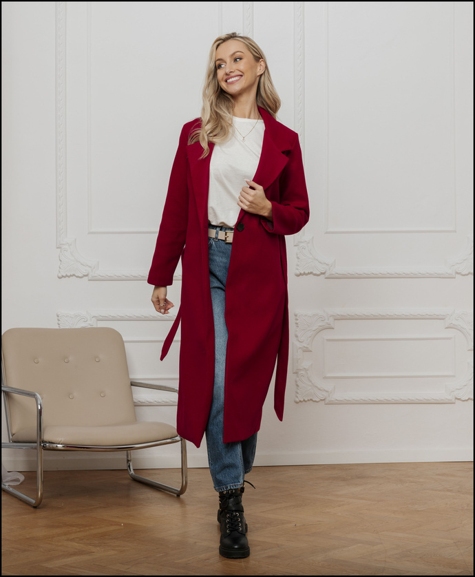 Women's coat CLR034 - red