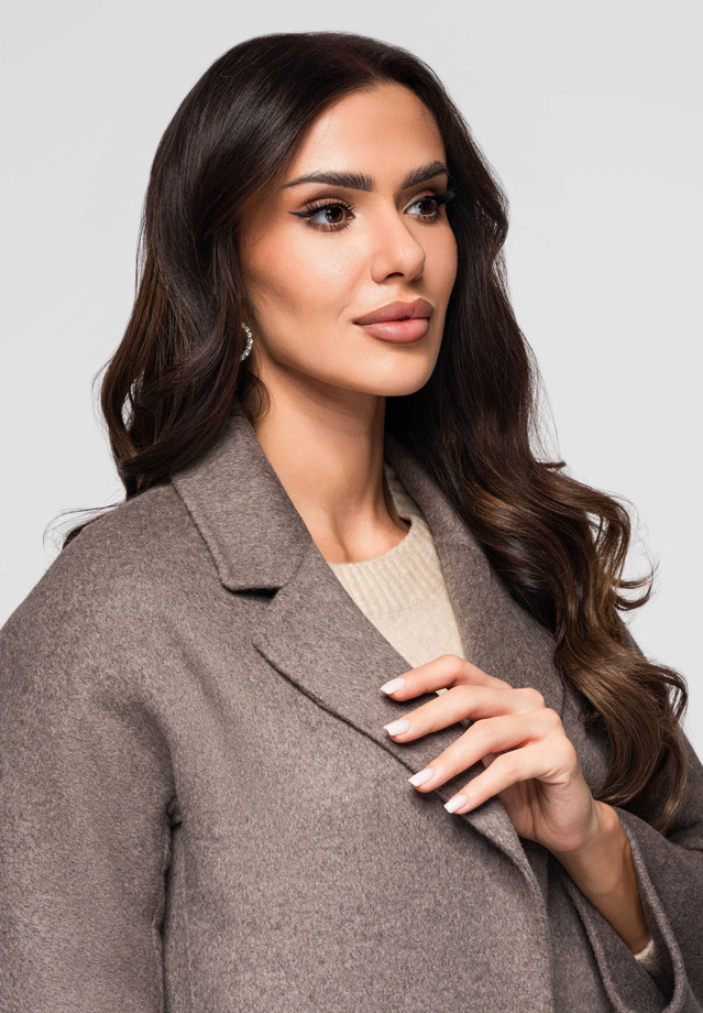 Płaszcz damski LARICA OW-COLC-0109 v1 - beige