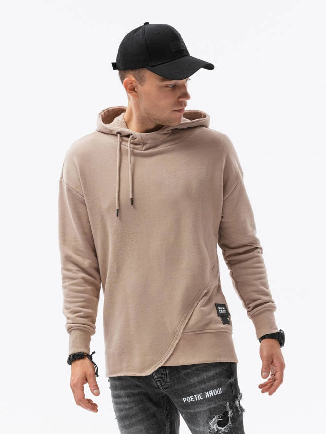 Men's hooded sweatshirt - ash B1187