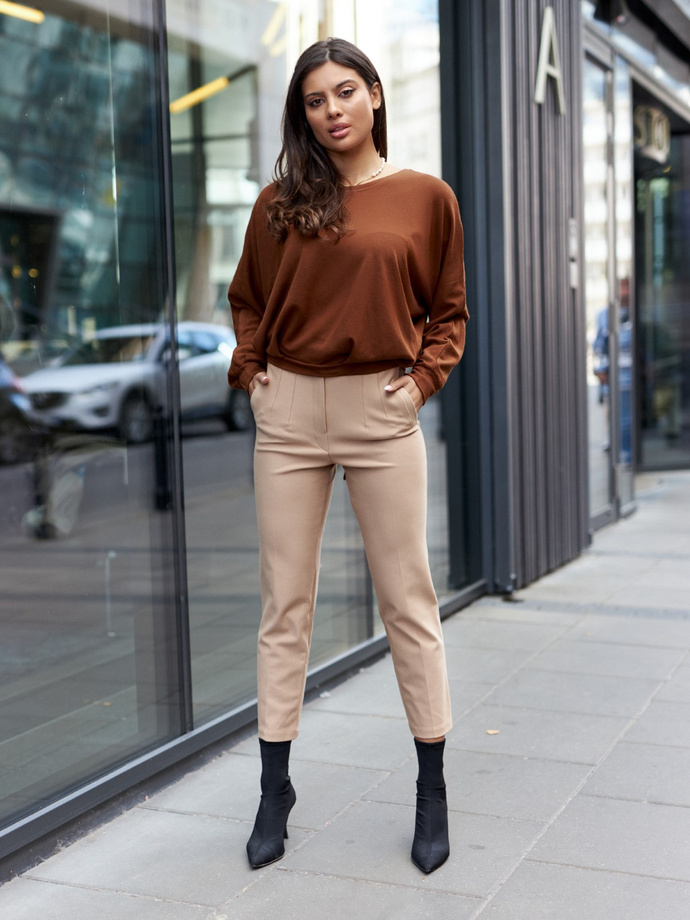 Women's blouse LLR021 - brown