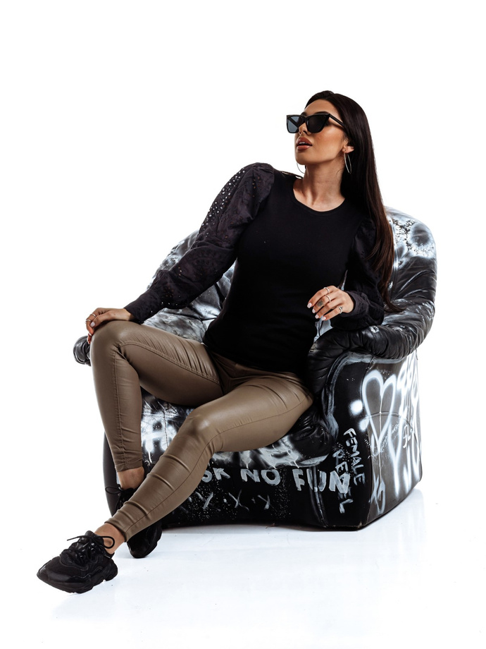 Bluzka damska LLR020 - czarna