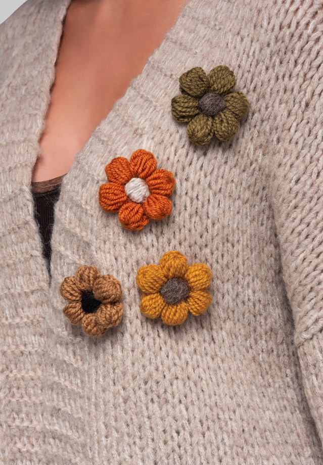 Sweter damski LW-SWCD-0101 light beige