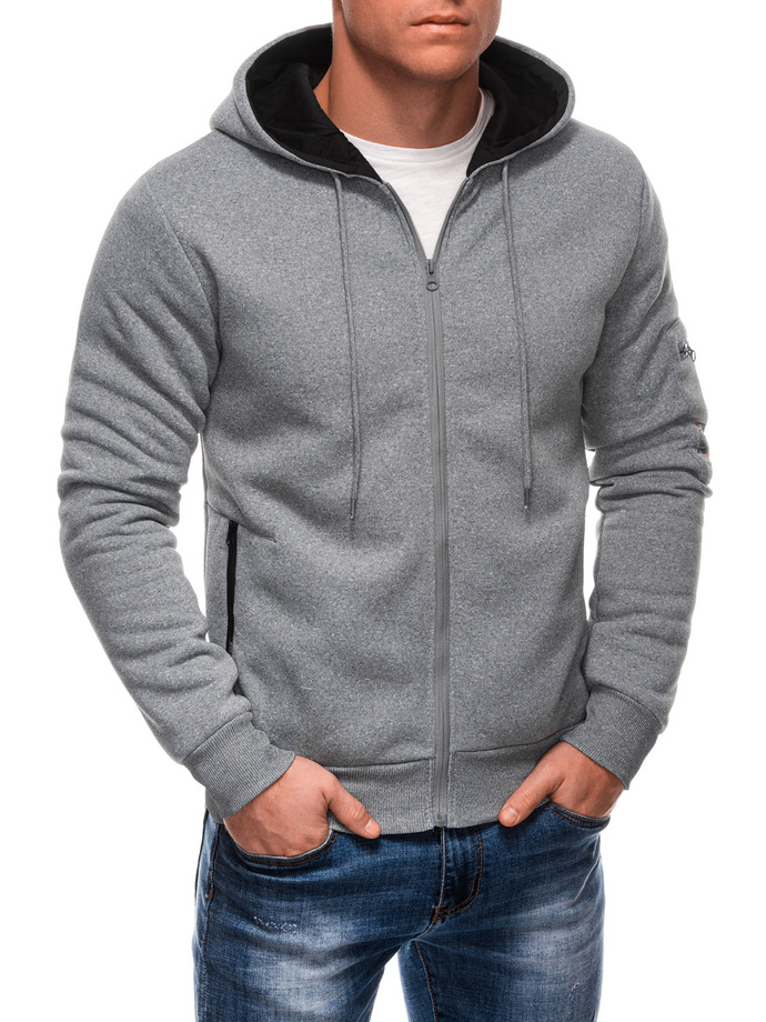 Men's hoodie B1701 - grey