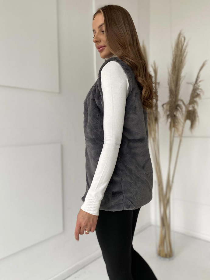 Women's vest VLR012 - anthracite
