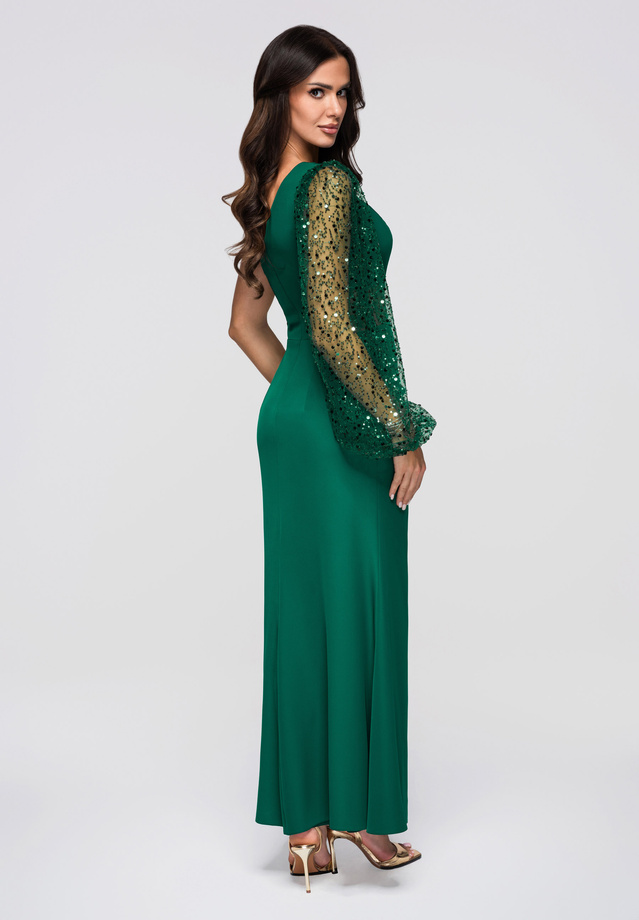 Evening dress LA-OM-DLR261 - bottle green
