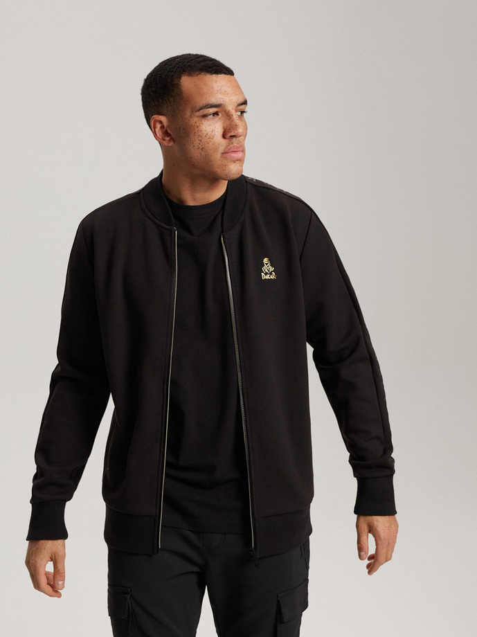 Bluza męska bez kaptura DKR VIP B 02 B1568 - czarna