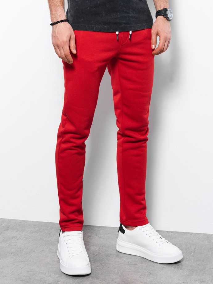 Men's sweatpants - red P866