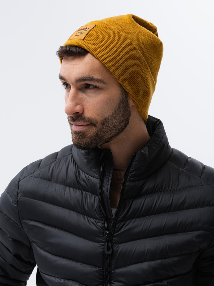 Men's hat - mustard H103