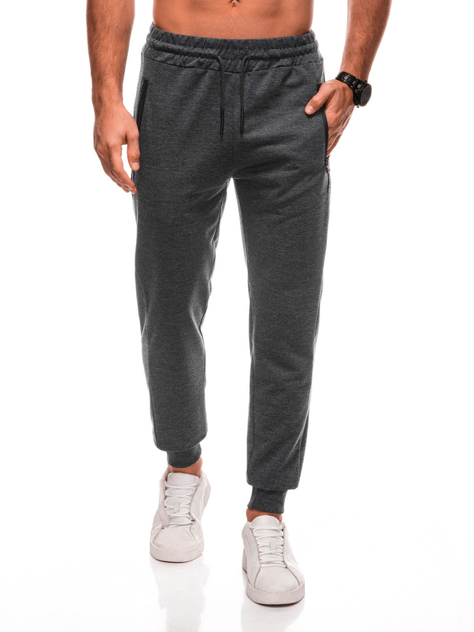 Men's sweatpants P1502 - dark grey