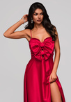 Evening dress LA-OM-DLR173 - red