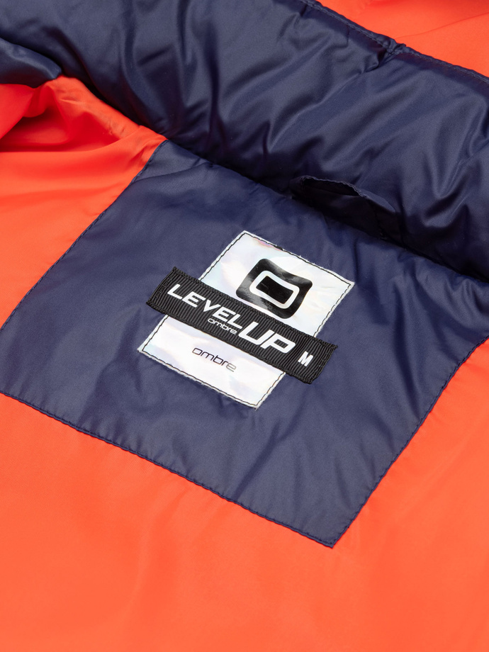 Men's winter jacket - dark blue C546