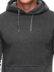 Men's zip-up sweatshirt B1691 - dark grey