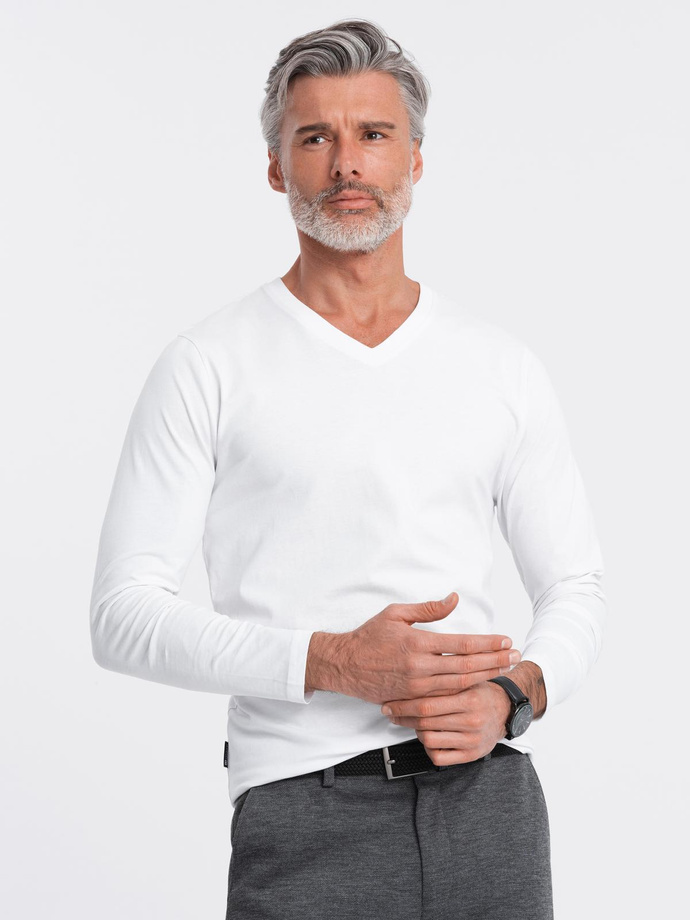 Men's V-NECK longsleeve set - mix 2-pack V2 Z41