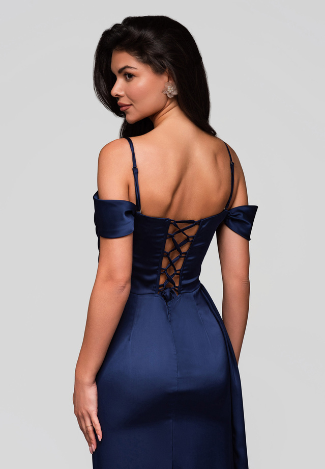 Evening dress LA-OM-DLR188 - navy