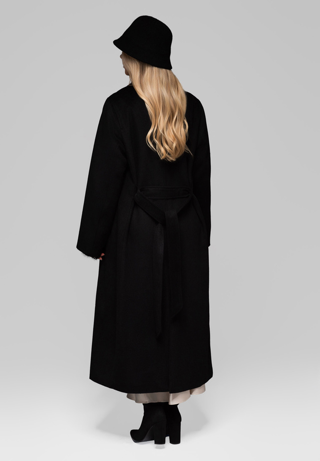 Men's minimalist coat with detachable vest - beige V1 OM-COLC-0139