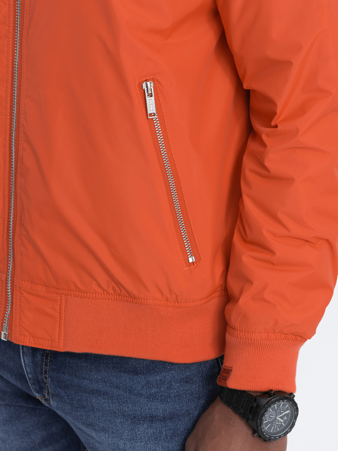 Men's bomber jacket - brick-red V3 C538