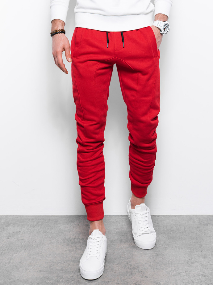 JOGERRY men's sweatpants - red V12 OM-PABS-0134