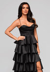 Evening dress LA-OM-DLR202 black