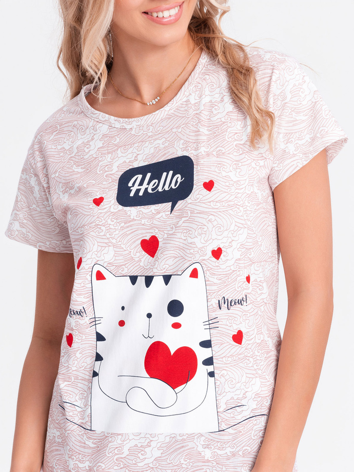 Women's pyjamas ULR351 - beige