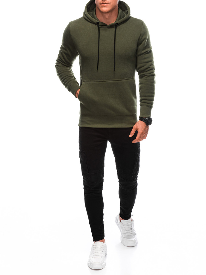 Men's hoodie EM-SSNZ-22FW-018 V2 - olive
