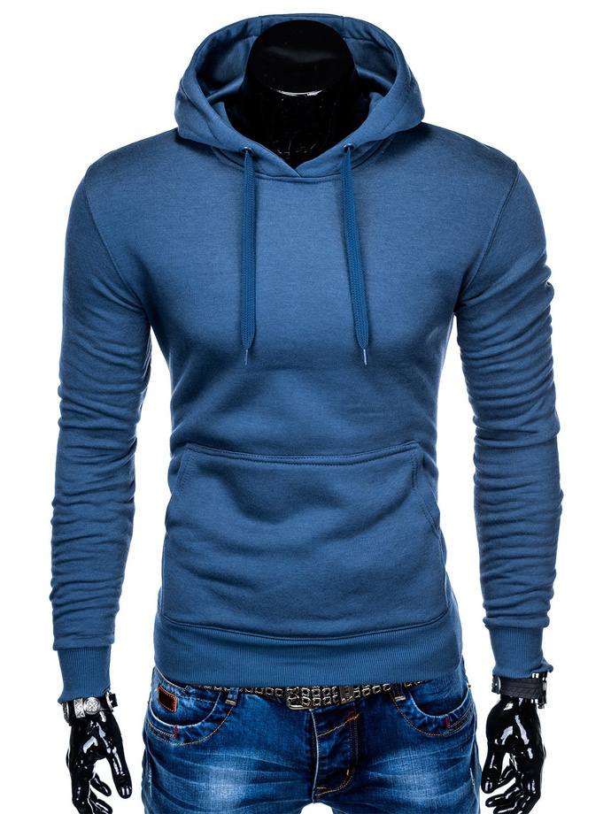 Men's hoodie B873 - blue