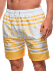 Men's short swim shorts W510 - yellow