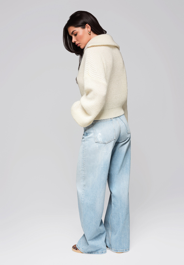 Sweter damski LW-SWSW-0114 - ecru