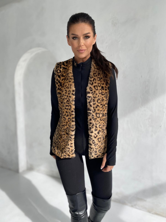 Kamizelka damska VLR011 - beżowa