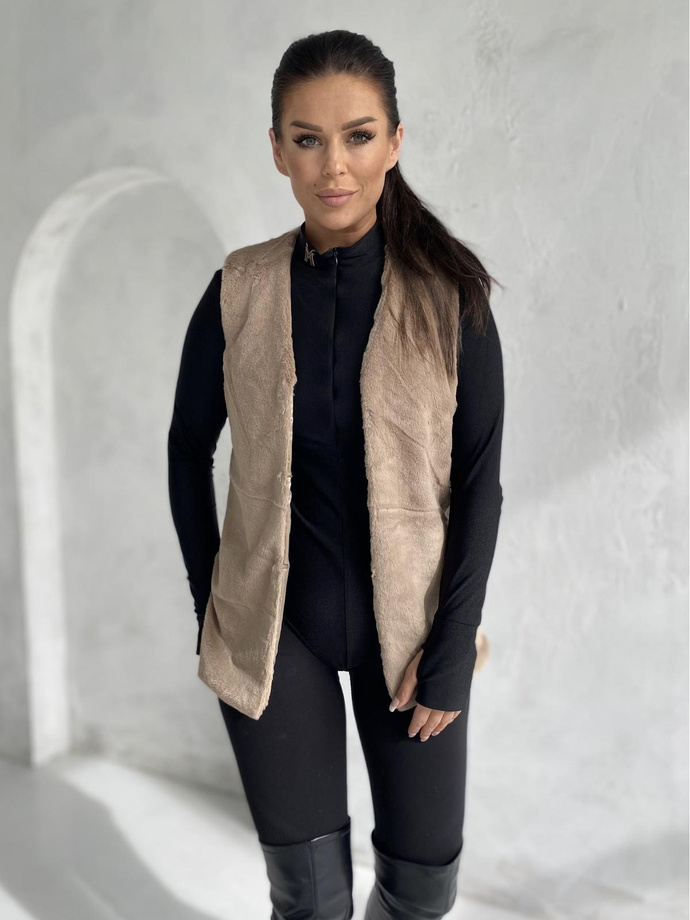 Women's vest VLR012 - beige