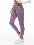 Spodnie damskie dresowe LARICA PLR277 - lawendowe