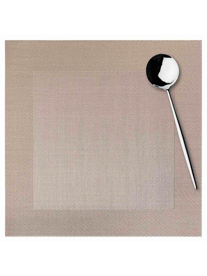 Latte table mat 10x10 A477 - light brown