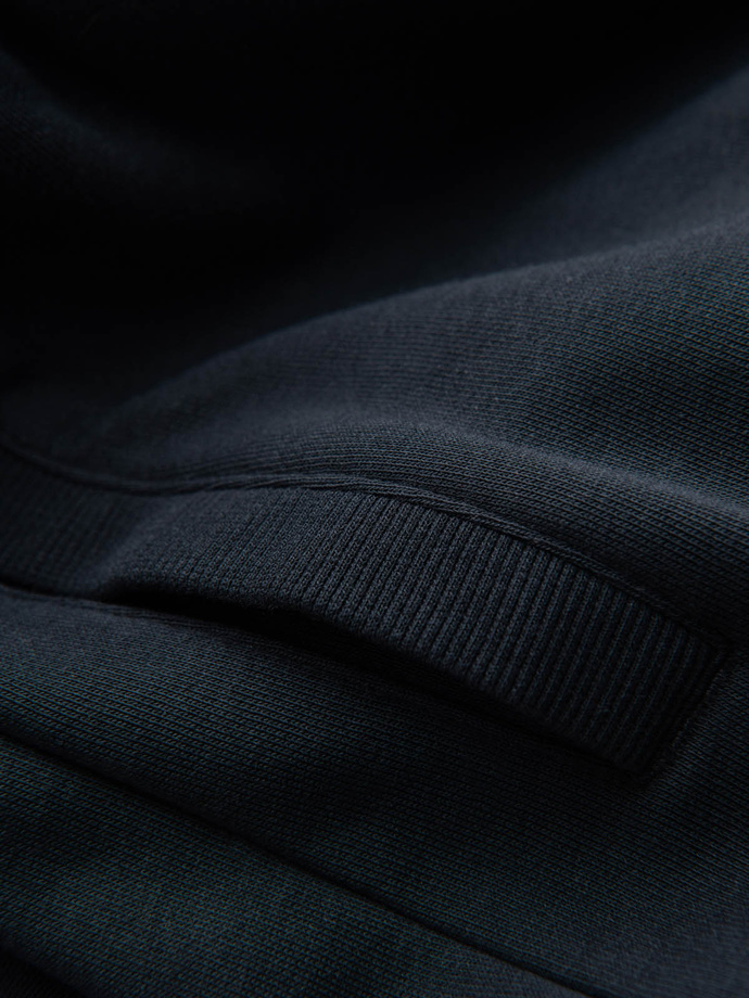 Men's BASIC cotton sweat shorts - black V9 OM-SRBS-0149