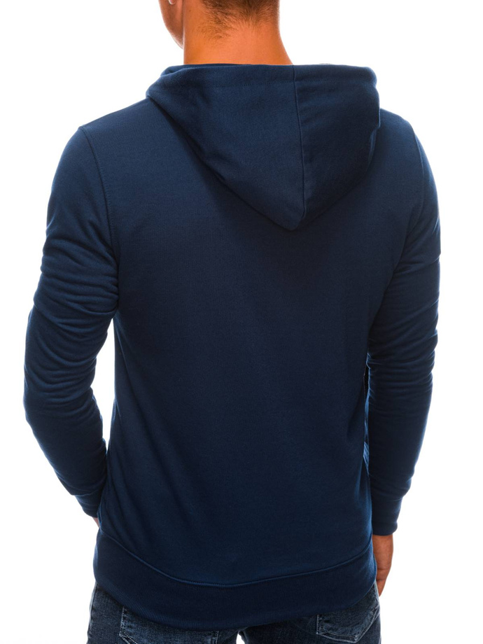 Bluza męska z kapturem B1211 - granatowa