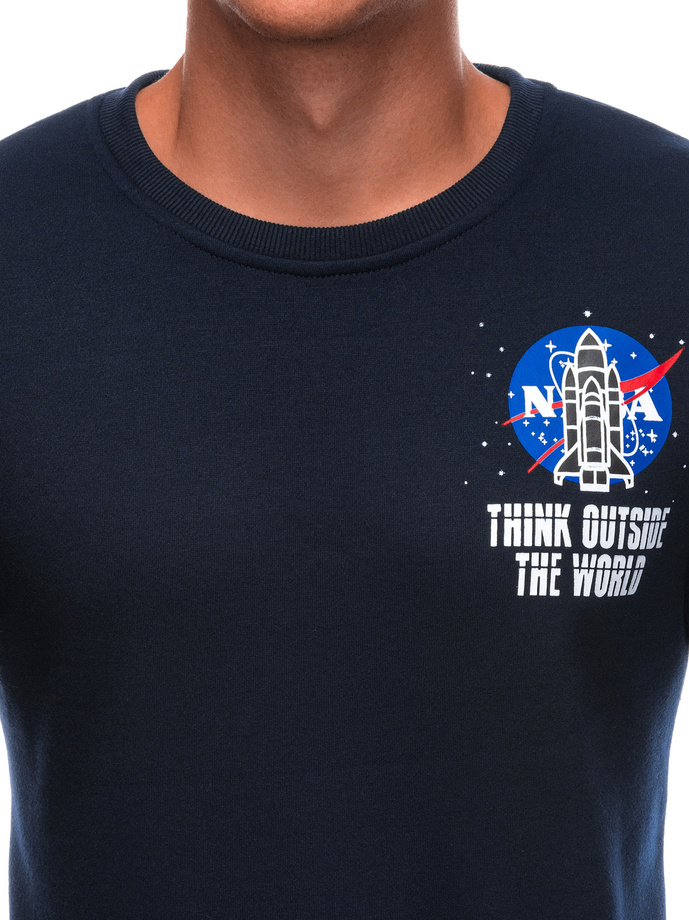 Men's sweatshirt B1685 - navy