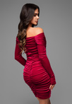 Evening dress LA-OM-DLR046 - red