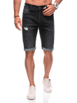 Men's denim shorts W506 - black